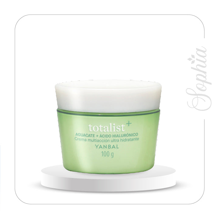 Crema Ultra Hidratante 100g Totalist+ Aguacate Ácido Hialurónico