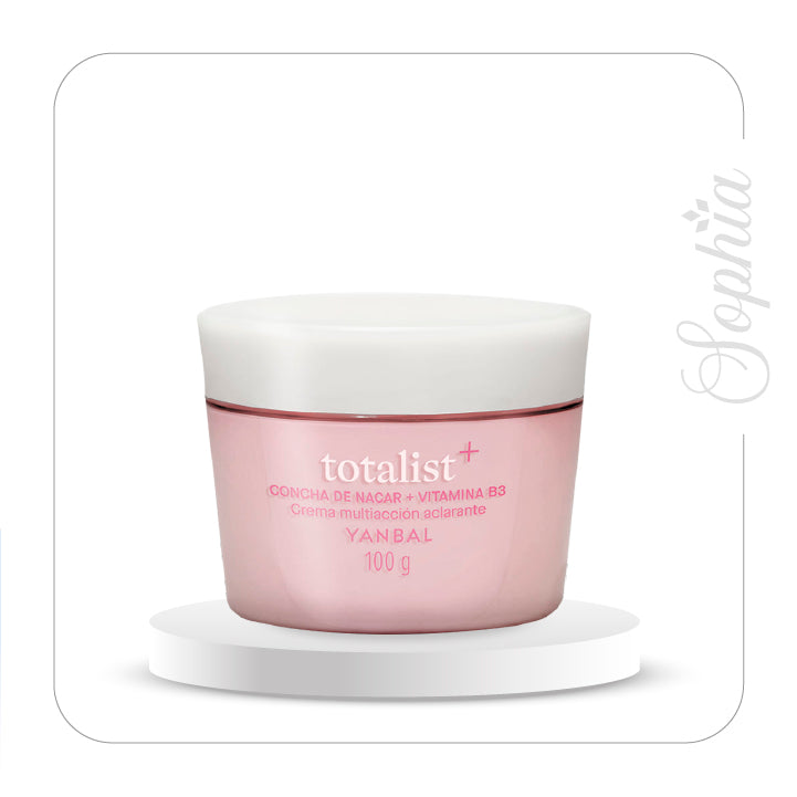 Crema Aclarante 100g Totalist+ Concha de Nacar Vitamina B3