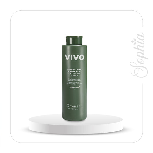 Shampoo Vivo para hombre 3 de 1 de Yanbal